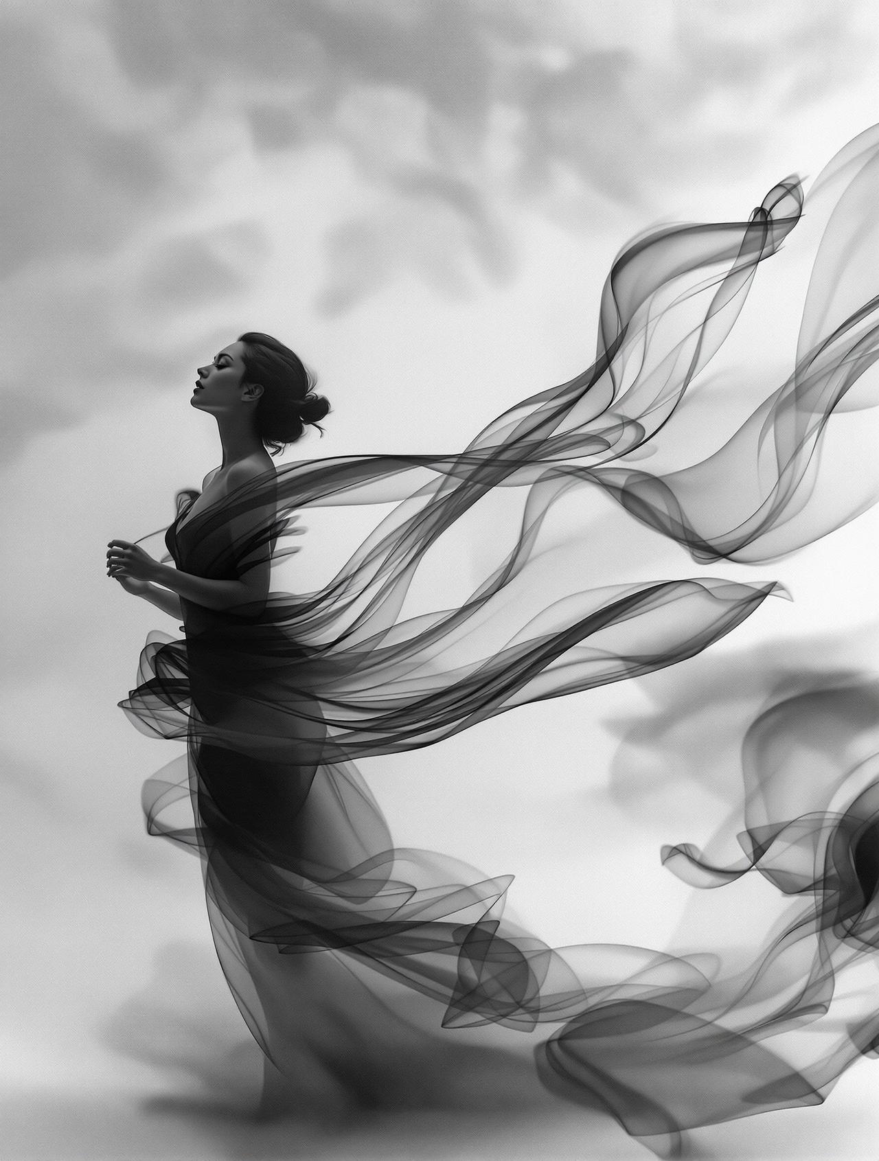 美图集 - 水墨意境的人体艺术 - 艺术写真 - 唯美写真作品